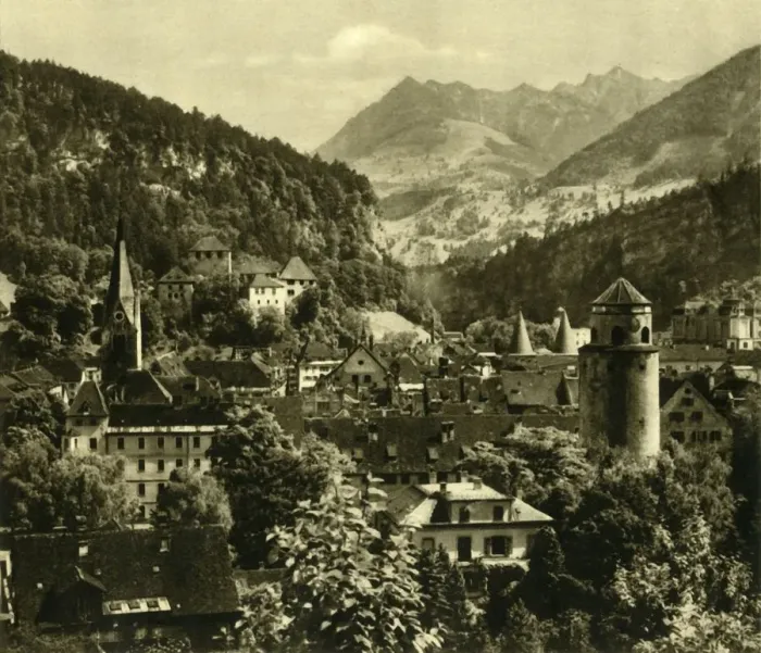 Framed Print : Feldkirch, Vorarlberg, Austria, c1935. Creator: Unknown Framed Print : Feldkirch, Vorarlberg, Austria, c1935. Creator: Unknown
