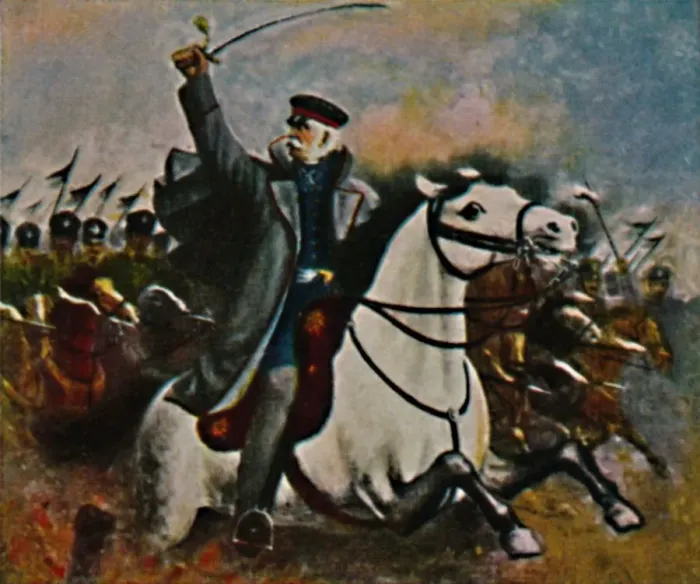 Framed Print : Feldmarschall Blucher 1742-1819. - Gemalde von M. Weese, 1934