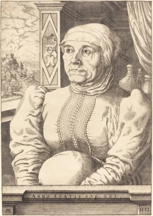 Framed Print : Felicitas von Eckh (Freyberg), 1553. Creator: Hans Sebald Lautensack Framed Print : Felicitas von Eckh (Freyberg), 1553. Creator: Hans Sebald Lautensack