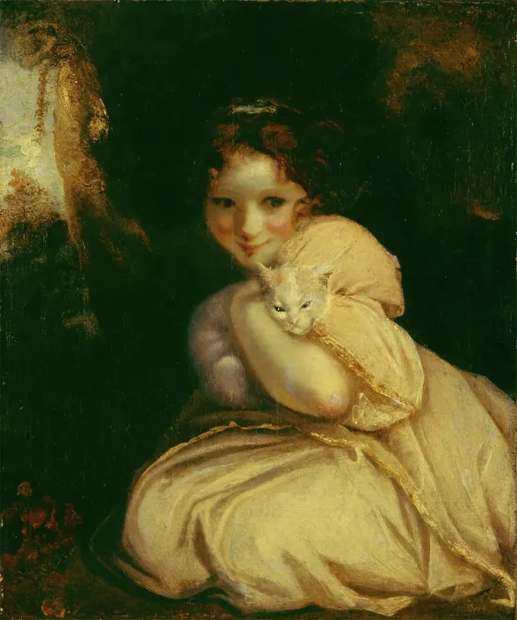 Framed Print : Felina with a Kitten, 1788. Creator: Sir Joshua Reynolds Framed Print : Felina with a Kitten, 1788. Creator: Sir Joshua Reynolds