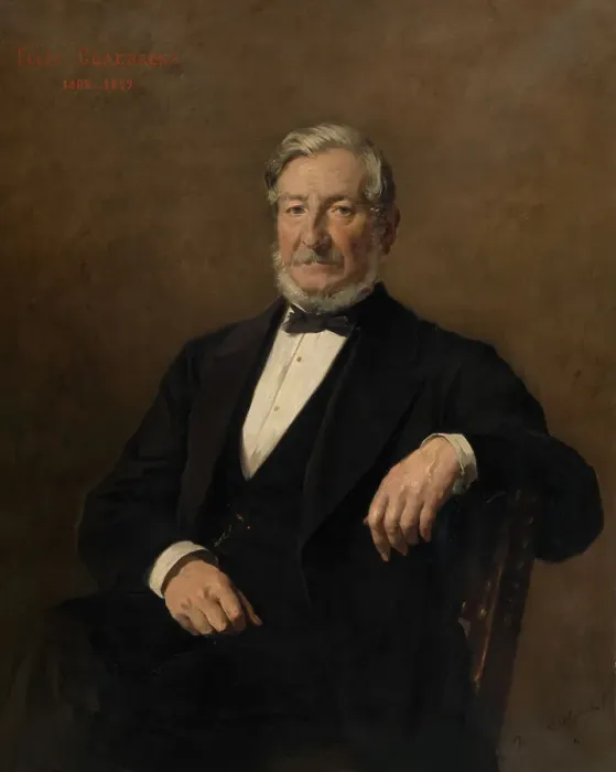 Framed Print : Felix Claessens, the Artist's Uncle, 1879. Creator: Alexandre Pierre Jacques Markelbach Framed Print : Felix Claessens, the Artist's Uncle, 1879. Creator: Alexandre Pierre Jacques Markelbach