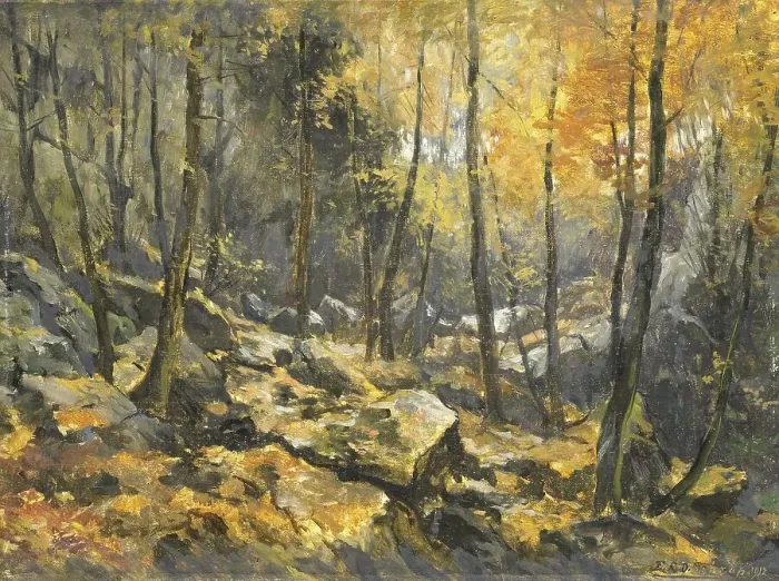Framed Print : Felsenmeer, 1912. Creator: Egbert Schaap Framed Print : Felsenmeer, 1912. Creator: Egbert Schaap