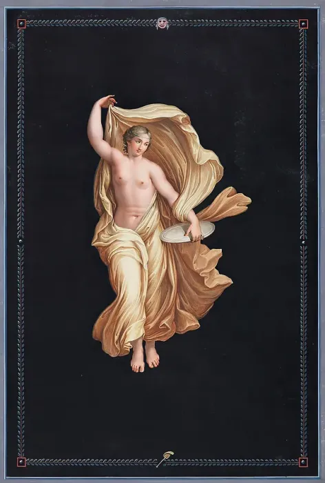 Framed Print : Female allegorical figure, 1800 / 1820. Creator: Michelangelo Maestri Framed Print : Female allegorical figure, 1800 / 1820. Creator: Michelangelo Maestri