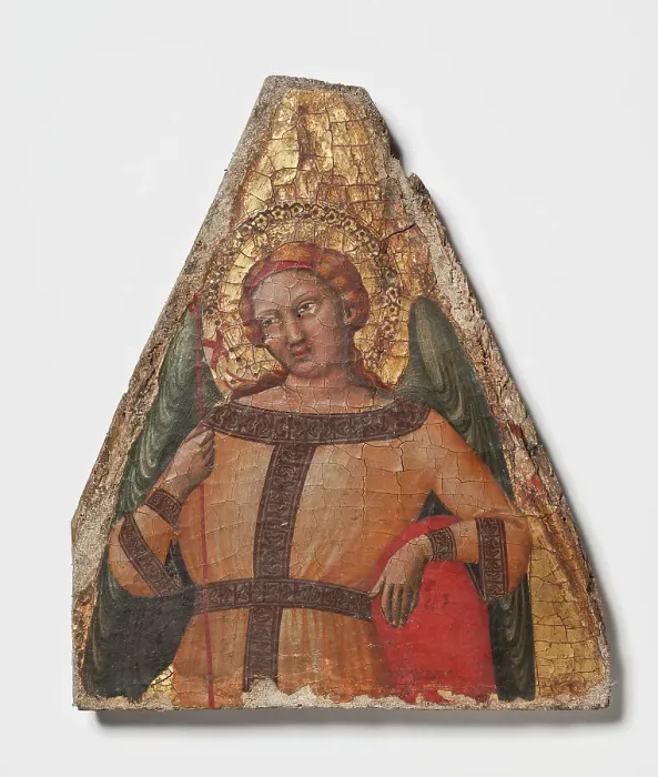 Framed Print : Female Angel. Companion piece to NM 6862, c1310-1340. Creator: Master of Figline Framed Print : Female Angel. Companion piece to NM 6862, c1310-1340. Creator: Master of Figline