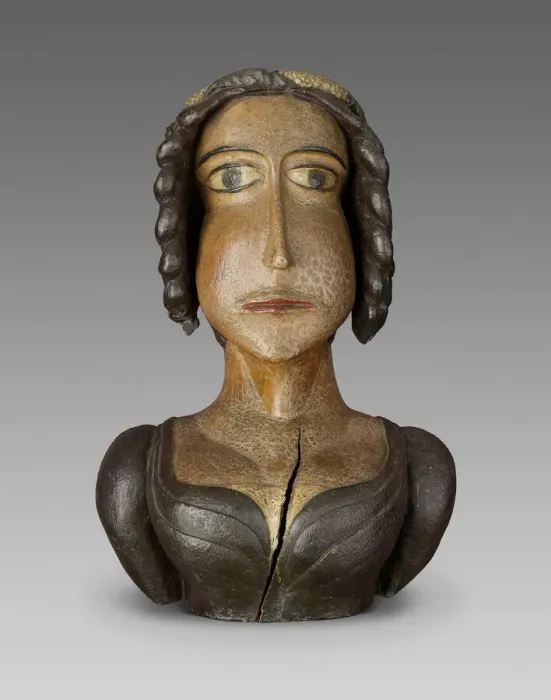 Framed Print : Female Bust, 1800 / 30. Creator: Unknown Framed Print : Female Bust, 1800 / 30. Creator: Unknown