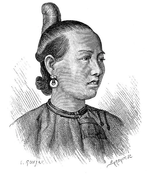 Female Coiffure, Swatow, c1890. Artist: Barbant