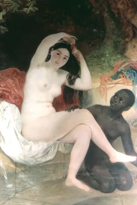 Framed Print : Female and David, 1832. Artist: Karl Briullov
