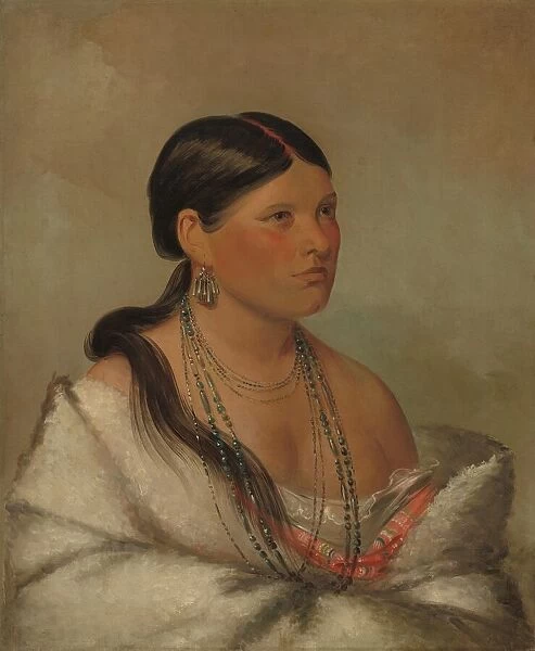 The Female Eagle - Shawano, 1830. Creator: George Catlin