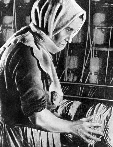 Female factory worker, Moscow, 1936
