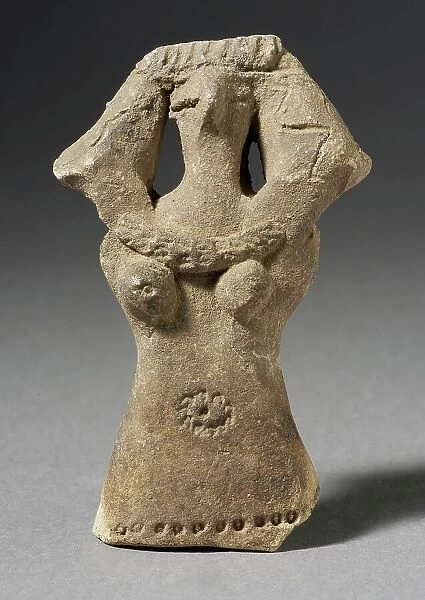 Female Fertility Figurine, Second Intermediate Period, 1640-1532 BCE. Creator: Unknown
