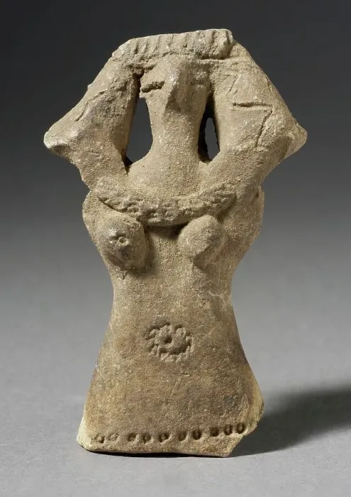 Framed Print : Female Fertility Figurine, Second Intermediate Period, 1640-1532 BCE. Creator: Unknown Framed Print : Female Fertility Figurine, Second Intermediate Period, 1640-1532 BCE. Creator: Unknown