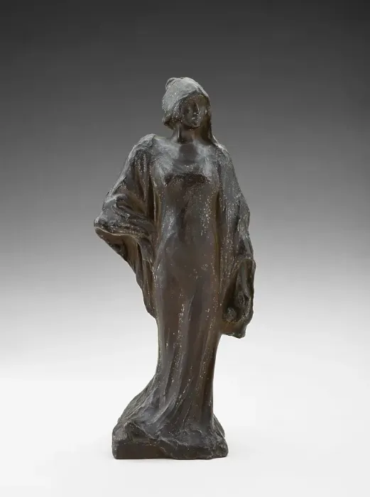 Framed Print : Female Figure, before 1923. Creator: Janet Scudder Framed Print : Female Figure, before 1923. Creator: Janet Scudder