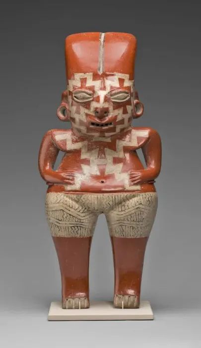 Framed Print : Female Figure with Bold, Geometric Face and Body Paint, 200 / 100 B. C. Creator: Unknown Framed Print : Female Figure with Bold, Geometric Face and Body Paint, 200 / 100 B. C. Creator: Unknown