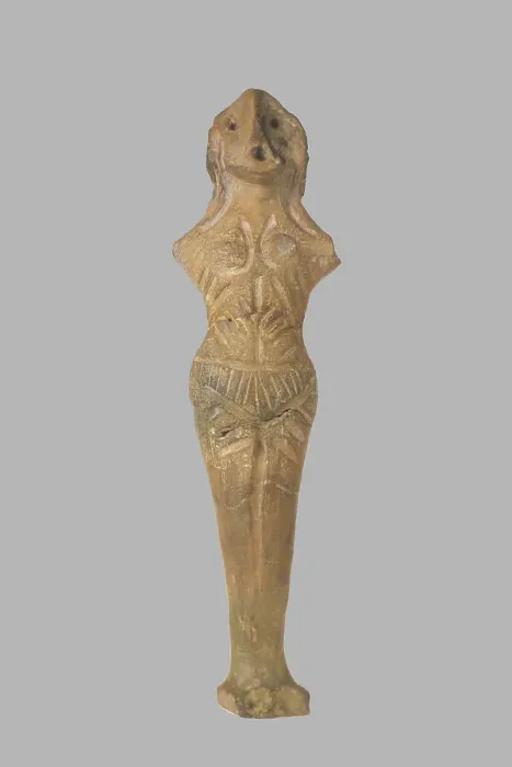 Framed Print : Female Figurine, 3950-3500 B. C. Artist: Prehistoric Russian Culture Framed Print : Female Figurine, 3950-3500 B. C. Artist: Prehistoric Russian Culture
