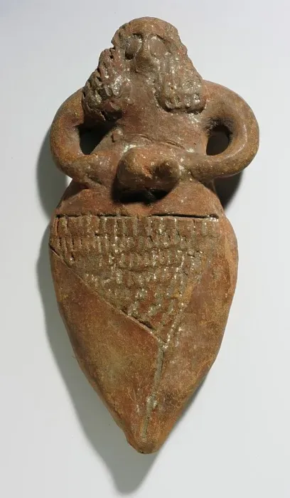 Framed Print : Female Figurine, New Kingdom, 1550 - 1070 BCE. Creator: Unknown Framed Print : Female Figurine, New Kingdom, 1550 - 1070 BCE. Creator: Unknown