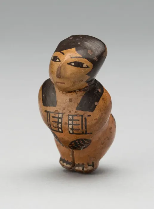 Framed Print : Female Figurine with Tattoos, 180 B. C. / A. D. 500. Creator: Unknown Framed Print : Female Figurine with Tattoos, 180 B. C. / A. D. 500. Creator: Unknown