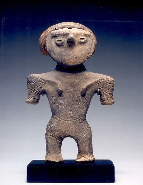 Female Figurine with Topknot, c. 1000-300 B. C. Creator: Unknown