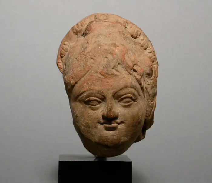 Framed Print : Female Head, 4th / 6th century. Creator: Unknown Framed Print : Female Head, 4th / 6th century. Creator: Unknown