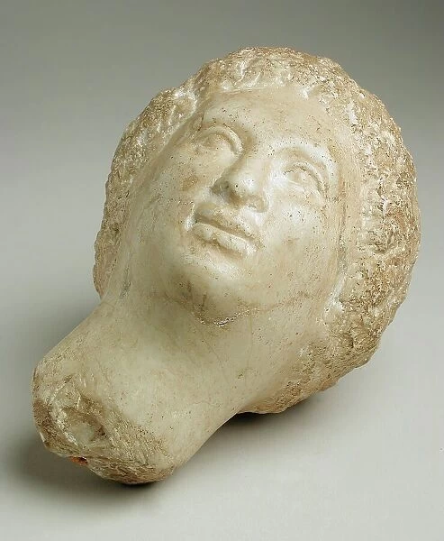 Female Head, Greco-Roman Period (305 BCE-641 CE). Creator: Unknown