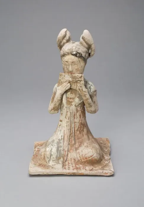 Framed Print : Female Musician, Tang dynasty (A. D. 618-907), late 7th / early 8th century Framed Print : Female Musician, Tang dynasty (A. D. 618-907), late 7th / early 8th century