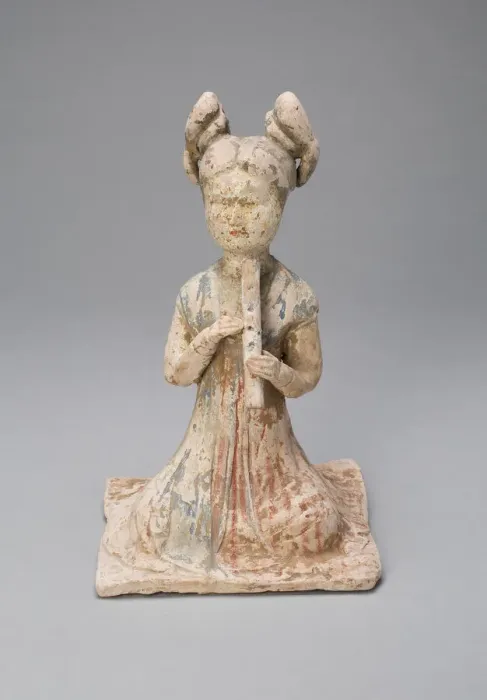 Framed Print : Female Musician, Tang dynasty (A. D. 618-907), late 7th / early 8th century Framed Print : Female Musician, Tang dynasty (A. D. 618-907), late 7th / early 8th century