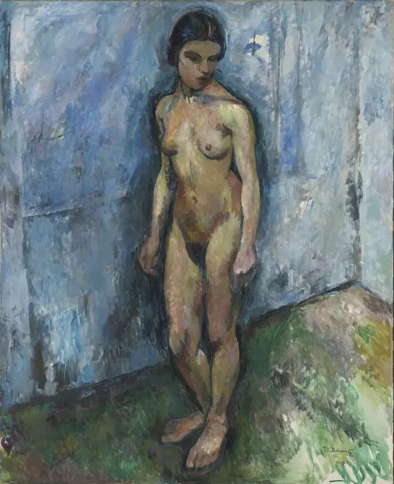 Framed Print : Female Nude, 1914. Creator: Per Deberitz Framed Print : Female Nude, 1914. Creator: Per Deberitz