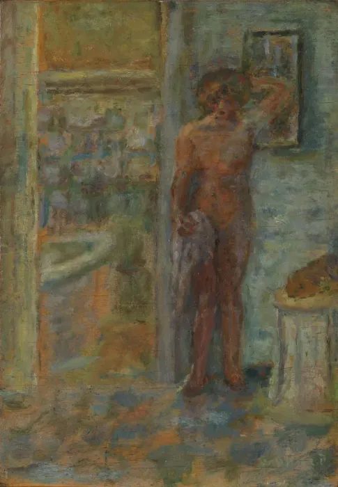 Framed Print : Female nude in an interior, c. 1917. Creator: Bonnard, Pierre (1867-1947) Framed Print : Female nude in an interior, c. 1917. Creator: Bonnard, Pierre (1867-1947)