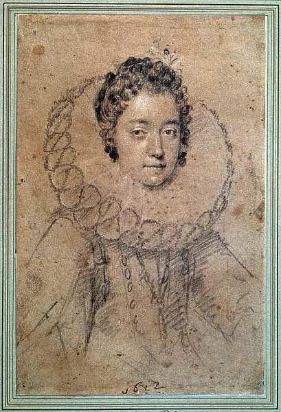 Female Portrait, 1612. Artist: Ottavio Mario Leoni