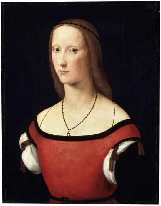 Framed Print : Female portrait, c1500-c1506. Artist: Lorenzo Costa Framed Print : Female portrait, c1500-c1506. Artist: Lorenzo Costa