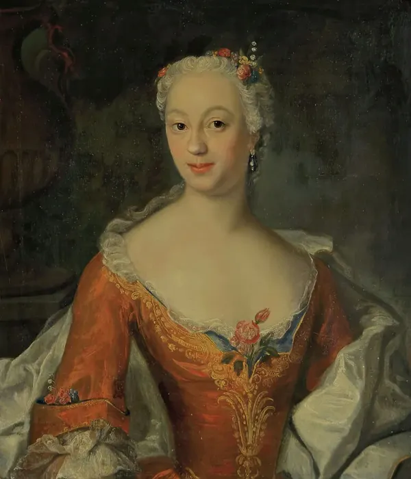 Framed Print : Female portrait, (c1750s). Creator: Johan Horner Framed Print : Female portrait, (c1750s). Creator: Johan Horner