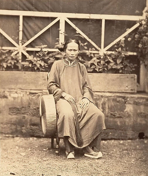 Femme Annamite, Saigon, Cochinchine, 1866. Creator: Emile Gsell