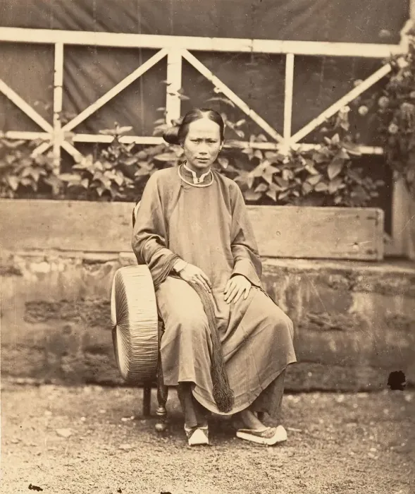 Framed Print : Femme Annamite, Saigon, Cochinchine, 1866. Creator: Emile Gsell Framed Print : Femme Annamite, Saigon, Cochinchine, 1866. Creator: Emile Gsell