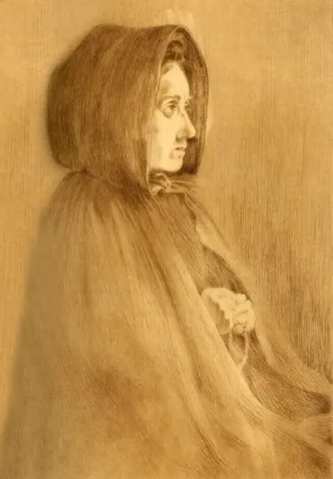 Framed Print : Femme En Priere, 1908. Creator: Unknown Framed Print : Femme En Priere, 1908. Creator: Unknown