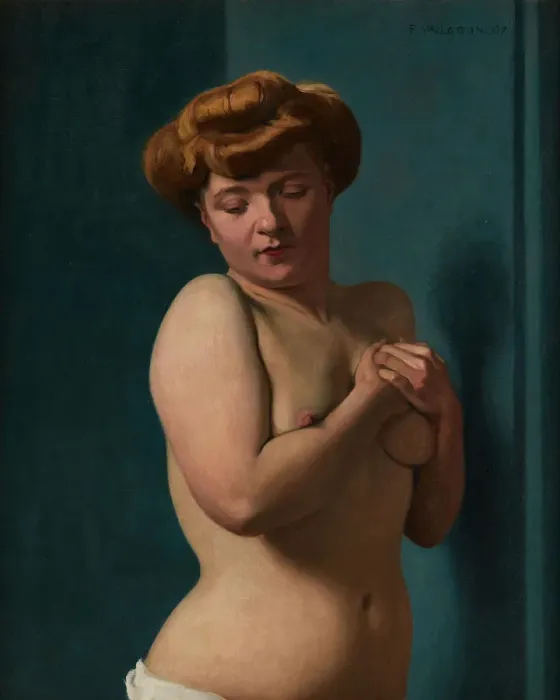 Framed Print : Femme nue, 1907. Creator: Vallotton, Felix Edouard (1865-1925) Framed Print : Femme nue, 1907. Creator: Vallotton, Felix Edouard (1865-1925)