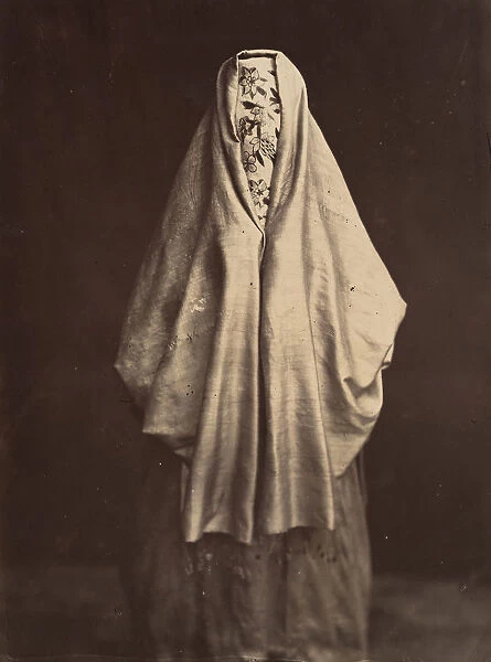 Femme turque en toilette de ville, 1870s. Creator: Felix Bonfils