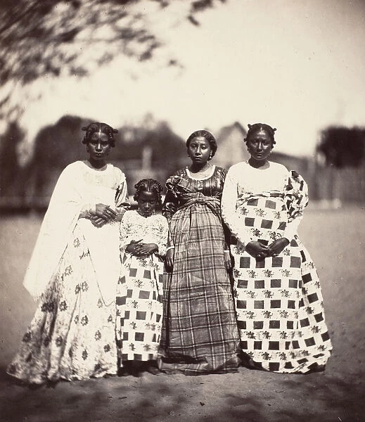 Femmes Betsimisaraka, Madagascar, 1863. Creator: Desire Charnay