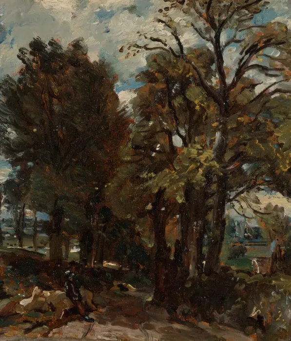 Framed Print : Fen Lane, East Bergholt, ca. 1811. Creator: John Constable Framed Print : Fen Lane, East Bergholt, ca. 1811. Creator: John Constable