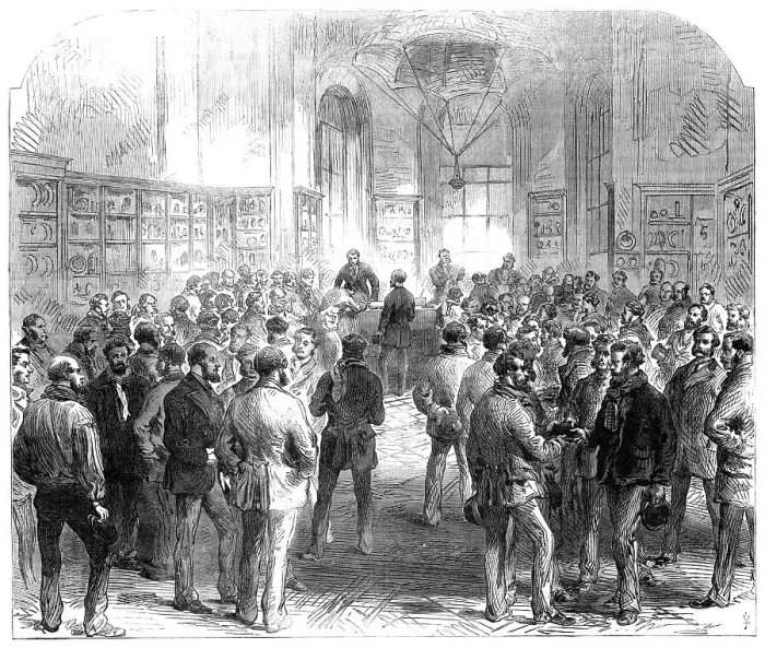 Framed Print : The Fenian Conspiracy: swearing-in special constables... Royal Laboratory, Woolwich Arsenal, 1868. Creator: Unknown Framed Print : The Fenian Conspiracy: swearing-in special constables... Royal Laboratory, Woolwich Arsenal, 1868. Creator: Unknown