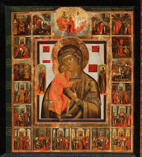 The Feodorovskaya Mother of God with the Wonders, Mid of the 19th cen Artist: Russian icon