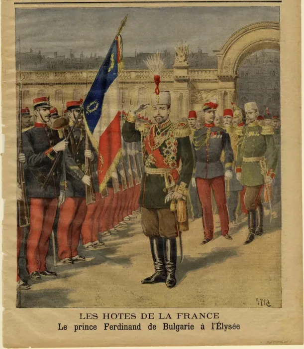 Framed Print : Ferdinand I of Bulgaria at the Elysee Palace. Artist: Meyer, Henri (1844-1899) Framed Print : Ferdinand I of Bulgaria at the Elysee Palace. Artist: Meyer, Henri (1844-1899)