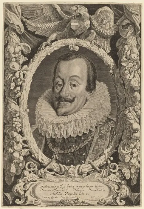 Framed Print : Ferdinand II. Creator: Pieter van Sompel Framed Print : Ferdinand II. Creator: Pieter van Sompel