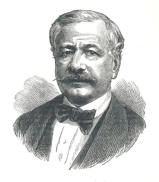 Ferdinand de Lesseps, French diplomat and later developer of the Suez Canal, 1893