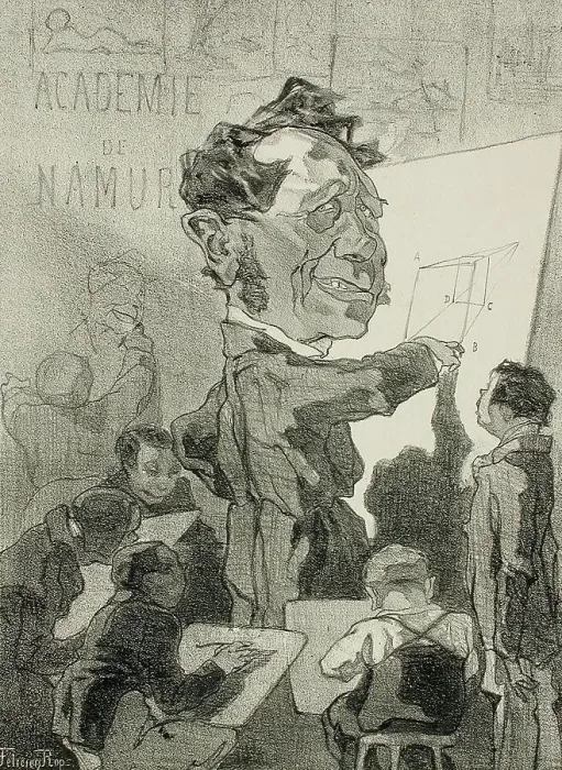 Framed Print : Ferdinand Marinus, 1857. Creator: Félicien Rops Framed Print : Ferdinand Marinus, 1857. Creator: Félicien Rops