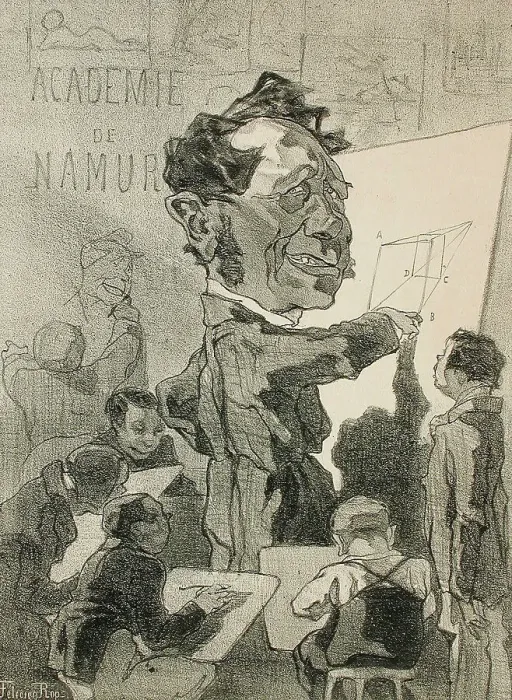Framed Print : Ferdinand Marinus, 1857. Creator: Félicien Rops Framed Print : Ferdinand Marinus, 1857. Creator: Félicien Rops