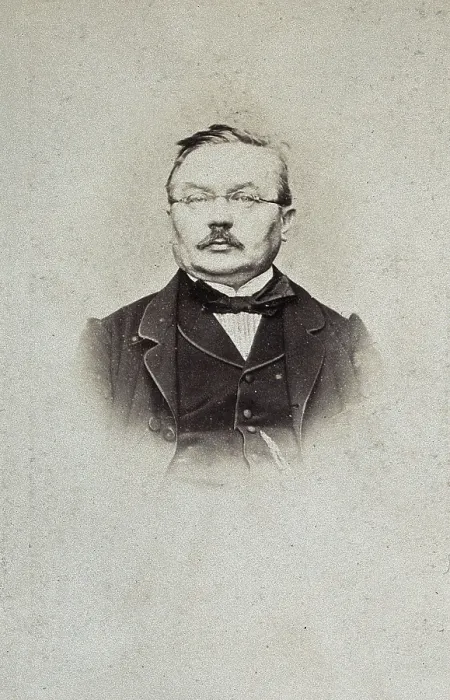 Framed Print : Ferdinand von Hebra. Creator: Unknown Framed Print : Ferdinand von Hebra. Creator: Unknown