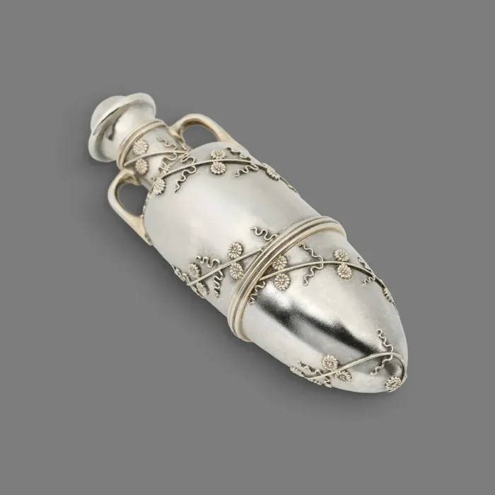 Framed Print : Fern and Daisy Perfume Bottle No. 2661, 1870 / 75. Creator: Tiffany & Co Framed Print : Fern and Daisy Perfume Bottle No. 2661, 1870 / 75. Creator: Tiffany & Co