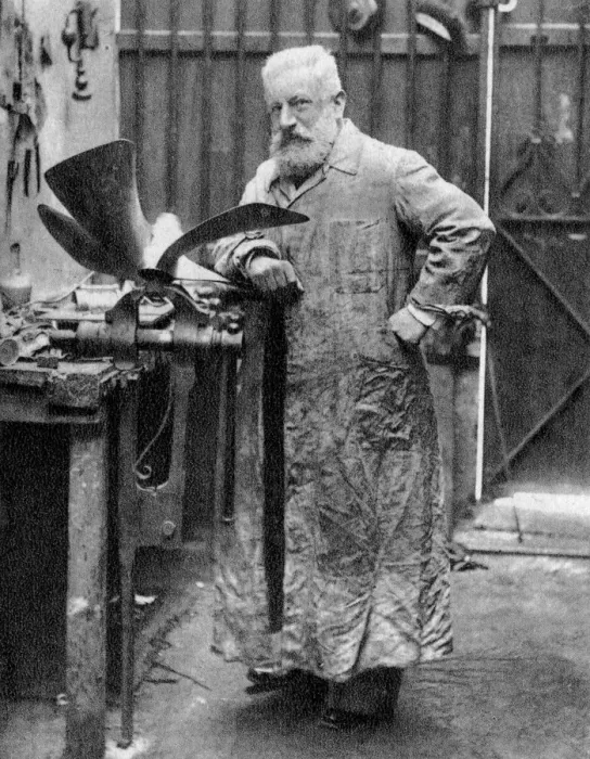 Framed Print : Fernand Forest, French inventor, 1888 Framed Print : Fernand Forest, French inventor, 1888