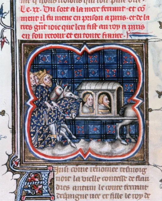 Framed Print : Fernando of Portugal taken prisoner, c1212, (1375-1379) Framed Print : Fernando of Portugal taken prisoner, c1212, (1375-1379)