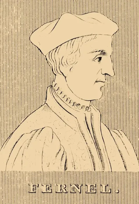 Framed Print : Fernel, (1497-1558), 1830. Creator: Unknown Framed Print : Fernel, (1497-1558), 1830. Creator: Unknown