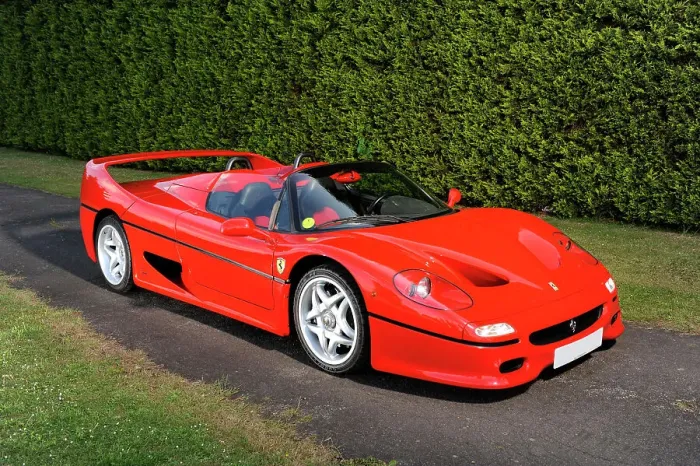 Framed Print : Ferrari F50 1996. Artist: Simon Clay Framed Print : Ferrari F50 1996. Artist: Simon Clay